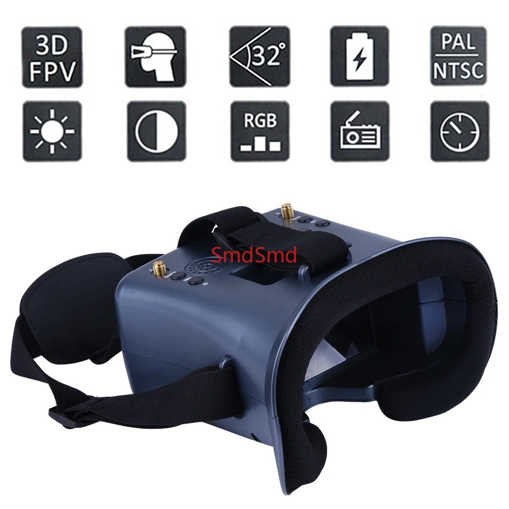 008D PRO FPV Goggle 5.8GHz 40c - огляд і ціна Fpv Drone Goggles