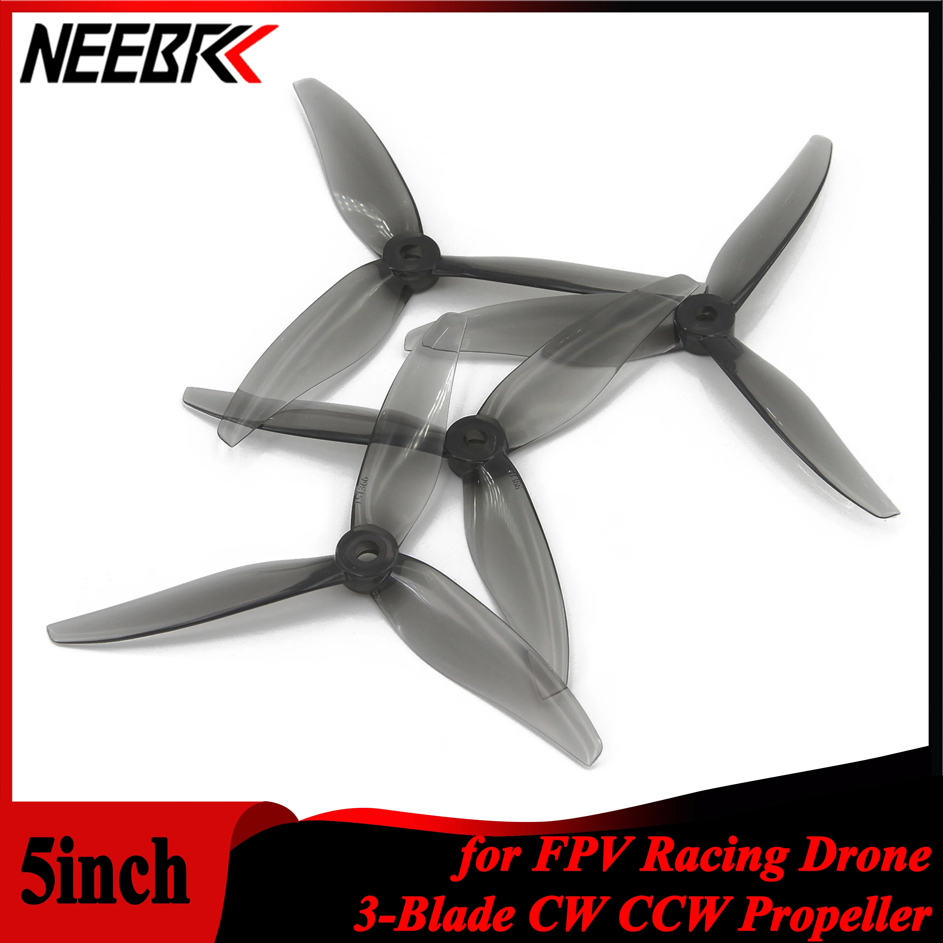 NEEBRC 12 Pairs 5 inch Props 3 - огляд і ціна Fpv Drone Propeller