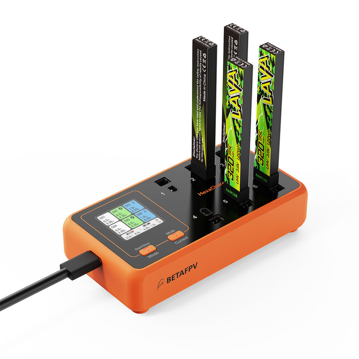 BETAFPV 6 Port 1S Battery Char - огляд і ціна Fpv Drone Charger